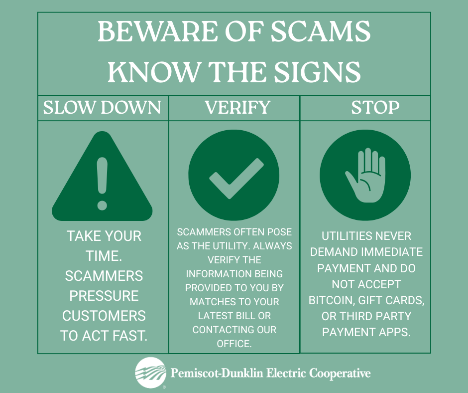 Beware of Scams